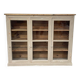 Old 1900 wooden grocery store display case with shelves