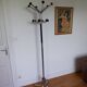 Chrome parrot coat rack with 12 hooks