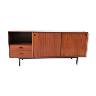 Buffet Bas 1960 in mahogany, Provenance Cité Universitaire Jean Zay