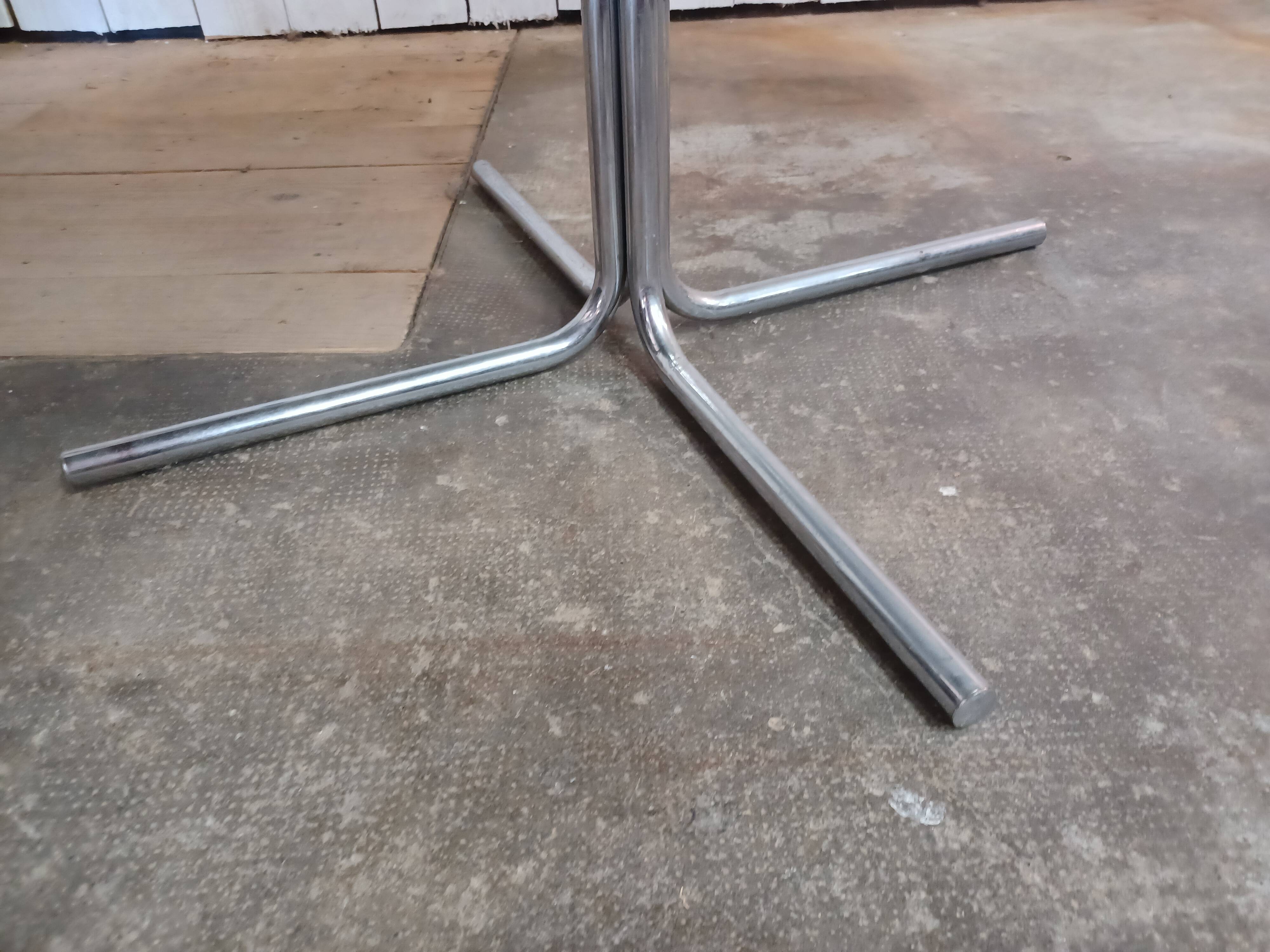 70's smoked glass table