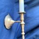 Pair of Solid Brass Antique wall lamps Sconces