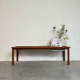 Vintage Danish bench with planter in teak