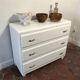 Chest of drawers 3 drawers vintage 1950 color chalk
