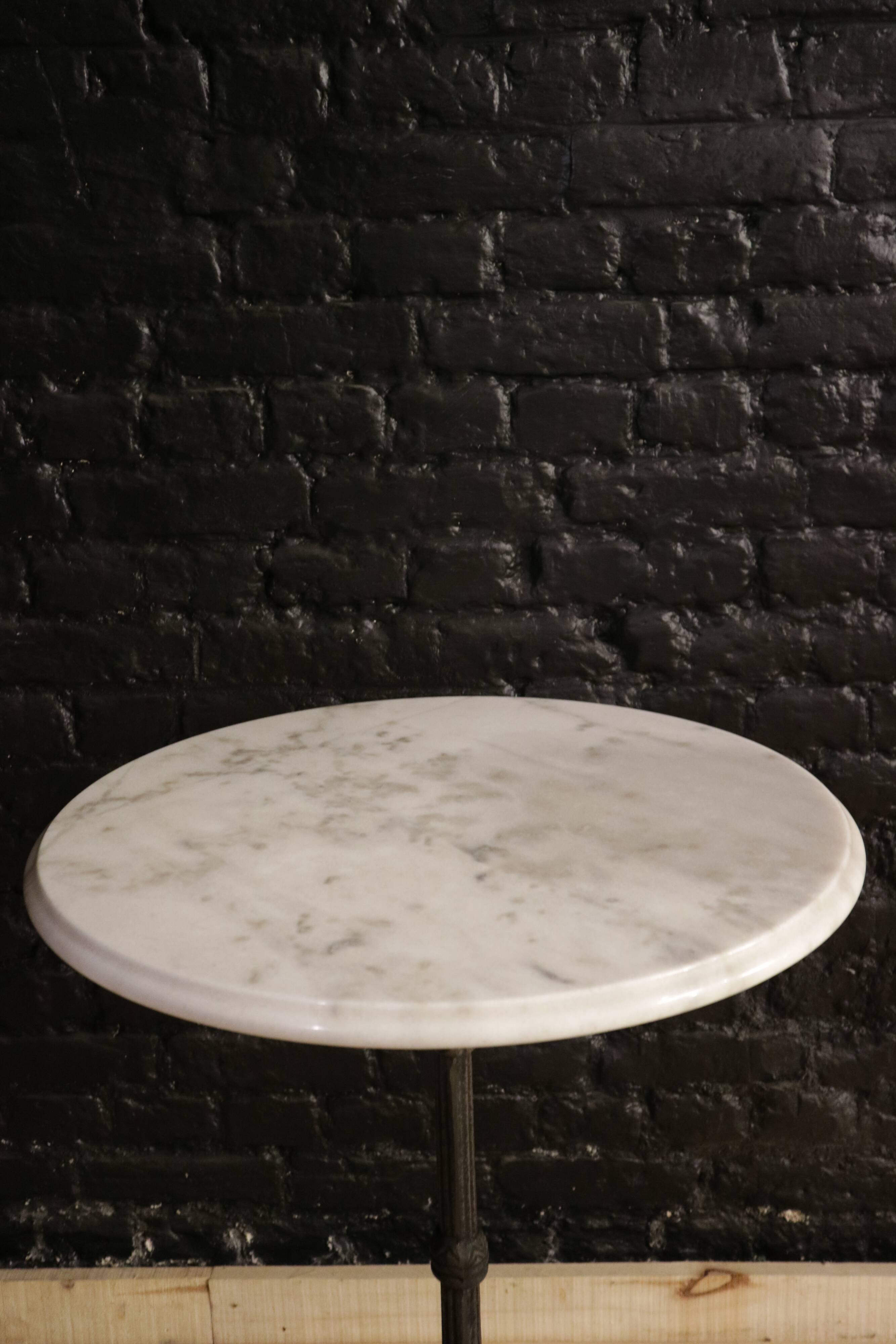Bistro table marble
