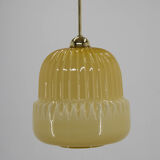 Suspension en verre du milieu du siècle, années 1960