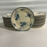 Art Nouveau plates Sarreguemine Royat