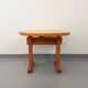 Vintage Charlotte Perriand Les Arcs round pine dining table from the 60s 70s