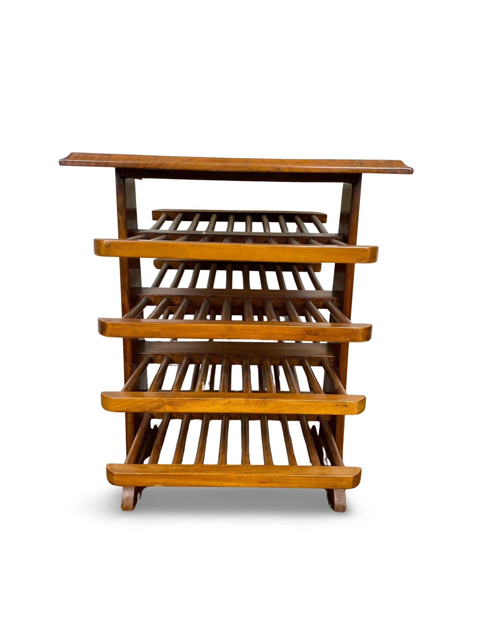 Wooden magazine rack, Circa 1950