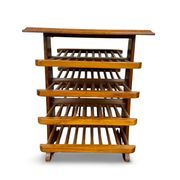 Wooden magazine rack, Circa 1950