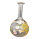 Glass vase/bottle with enamelled floral decoration in legras style in good condition
