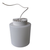 Suspension in white opaline