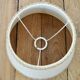Vintage beige jute lampshade H14cm