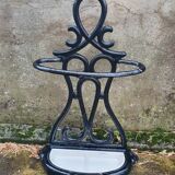 Porte-parapluies en fonte émaillée