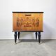 60s Burl Wood Nightstand 1 of 2