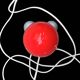 Vintage Fjörtön / Dino Egg red lamp - Tatsuo Konno for IKEA — 90s