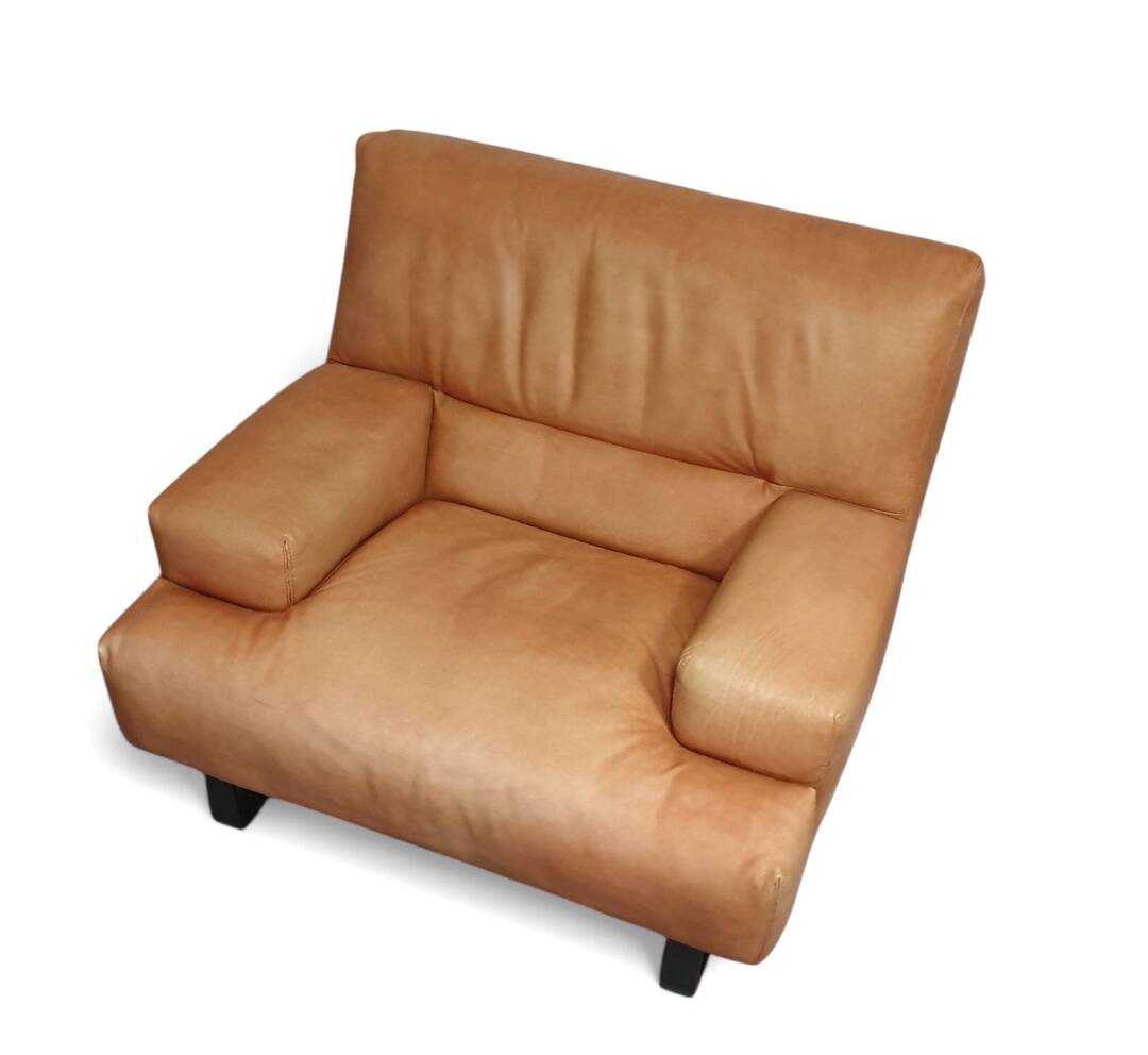 2 x Machalke lounge chair / thick leather