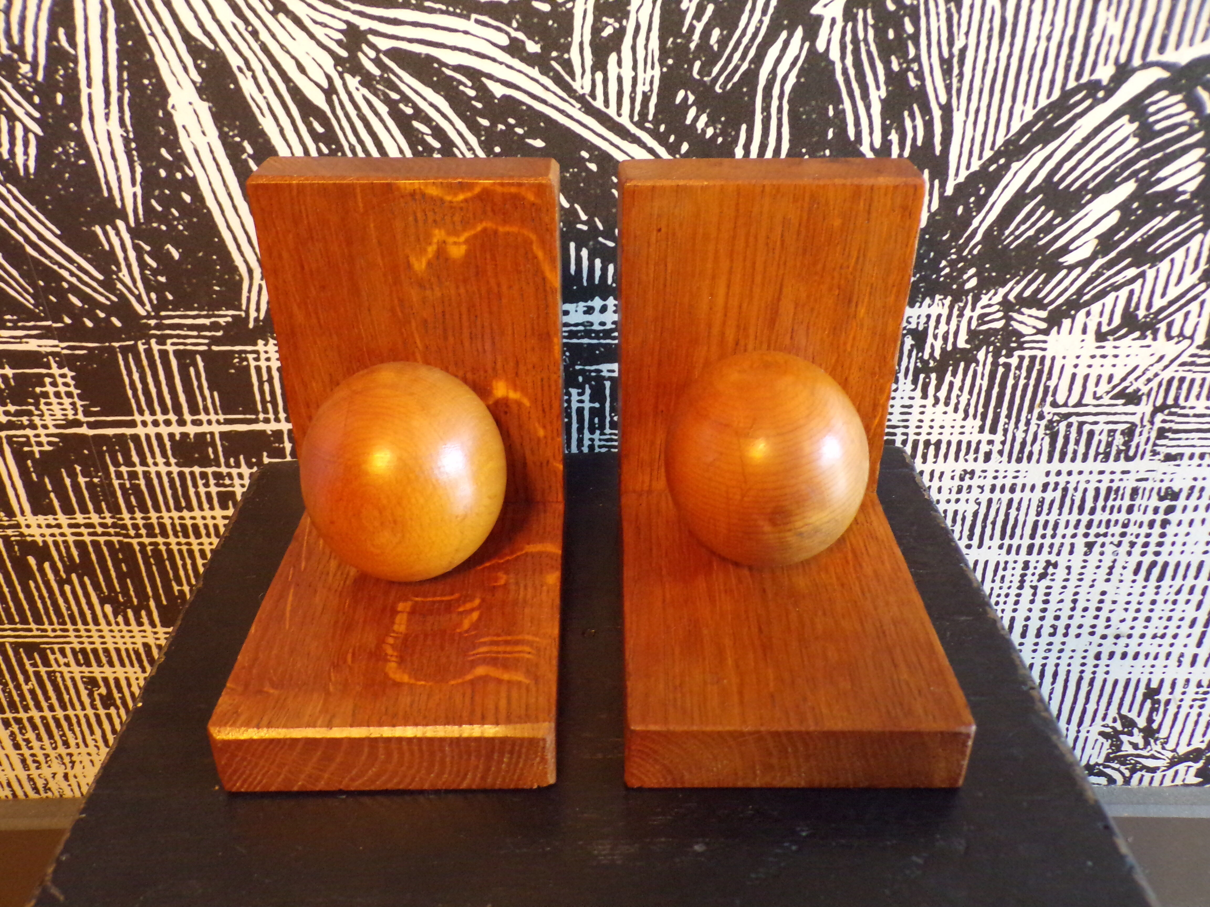 Pair of art deco bookends
