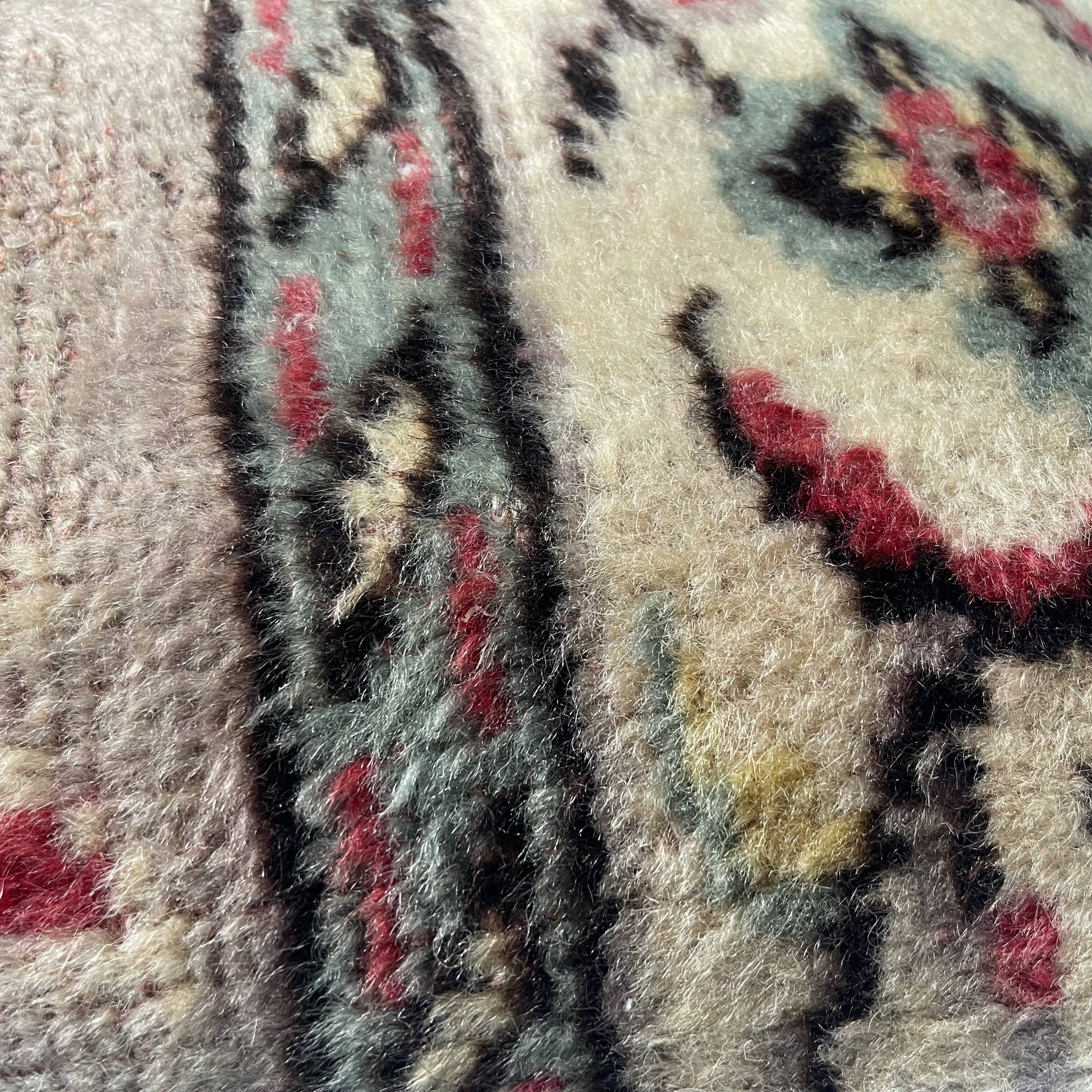 Vintage turkish rug cushion cover, 30 x 50 cm