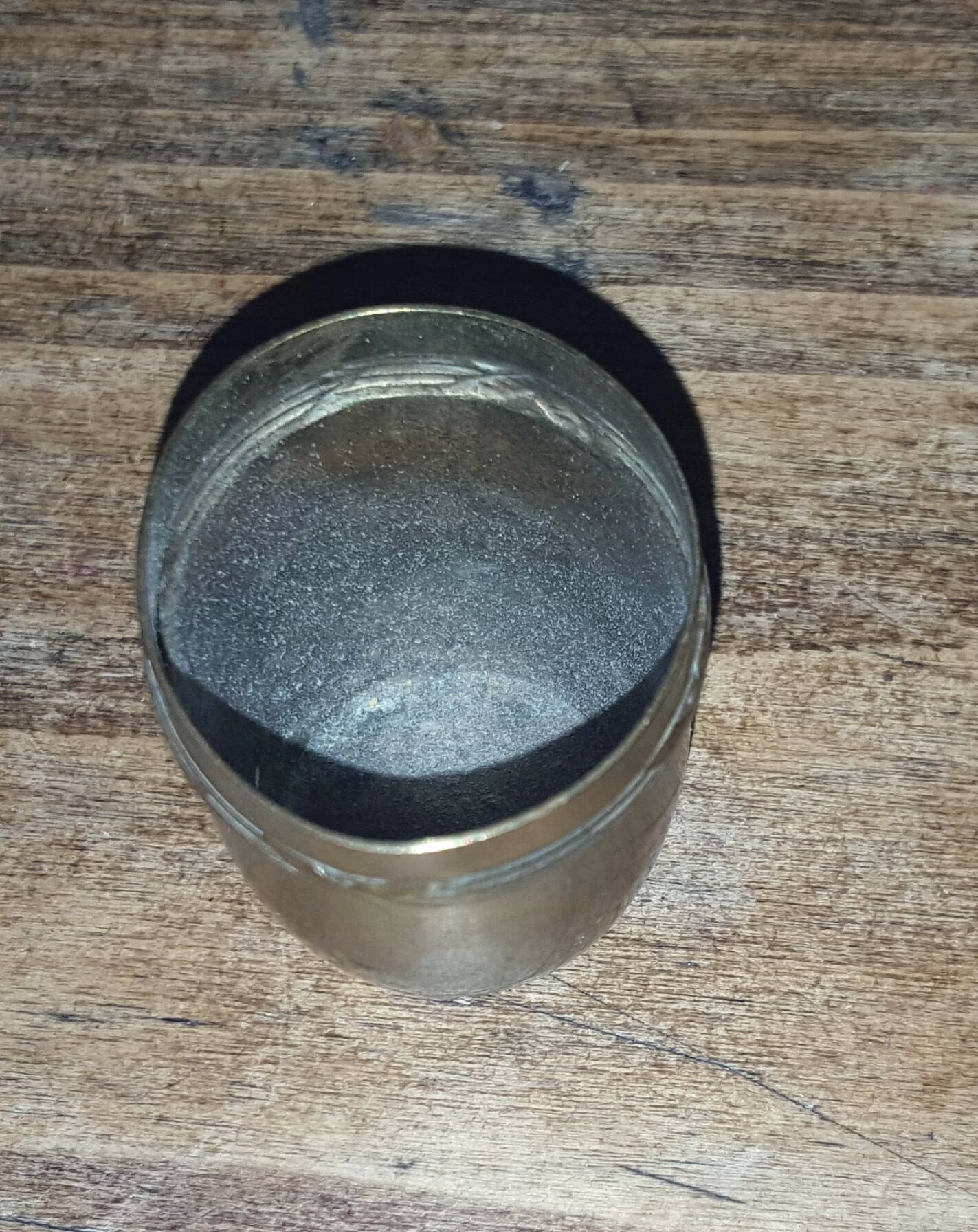 Small brass goblet - old