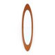Mirror with curved plywood frame, 1960s