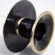 Vintage candle holder in lucite and brass