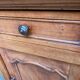 2 solid oak bedside tables signed Jean Laick Dol-de-Bretagne