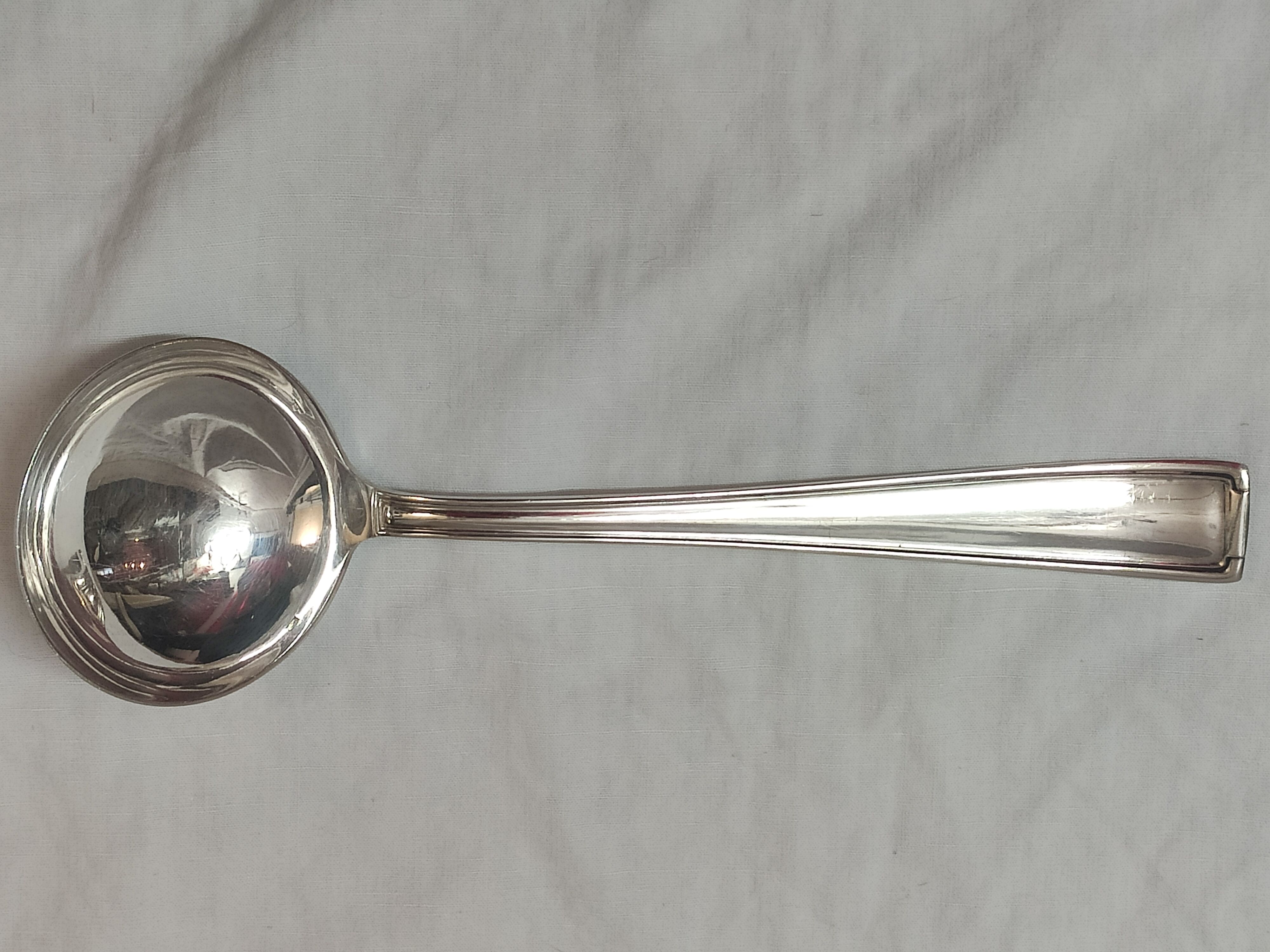 Ladle, Art Deco, silver metal