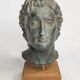 Bust of Alexander the Great in plaster in imitation of bronze