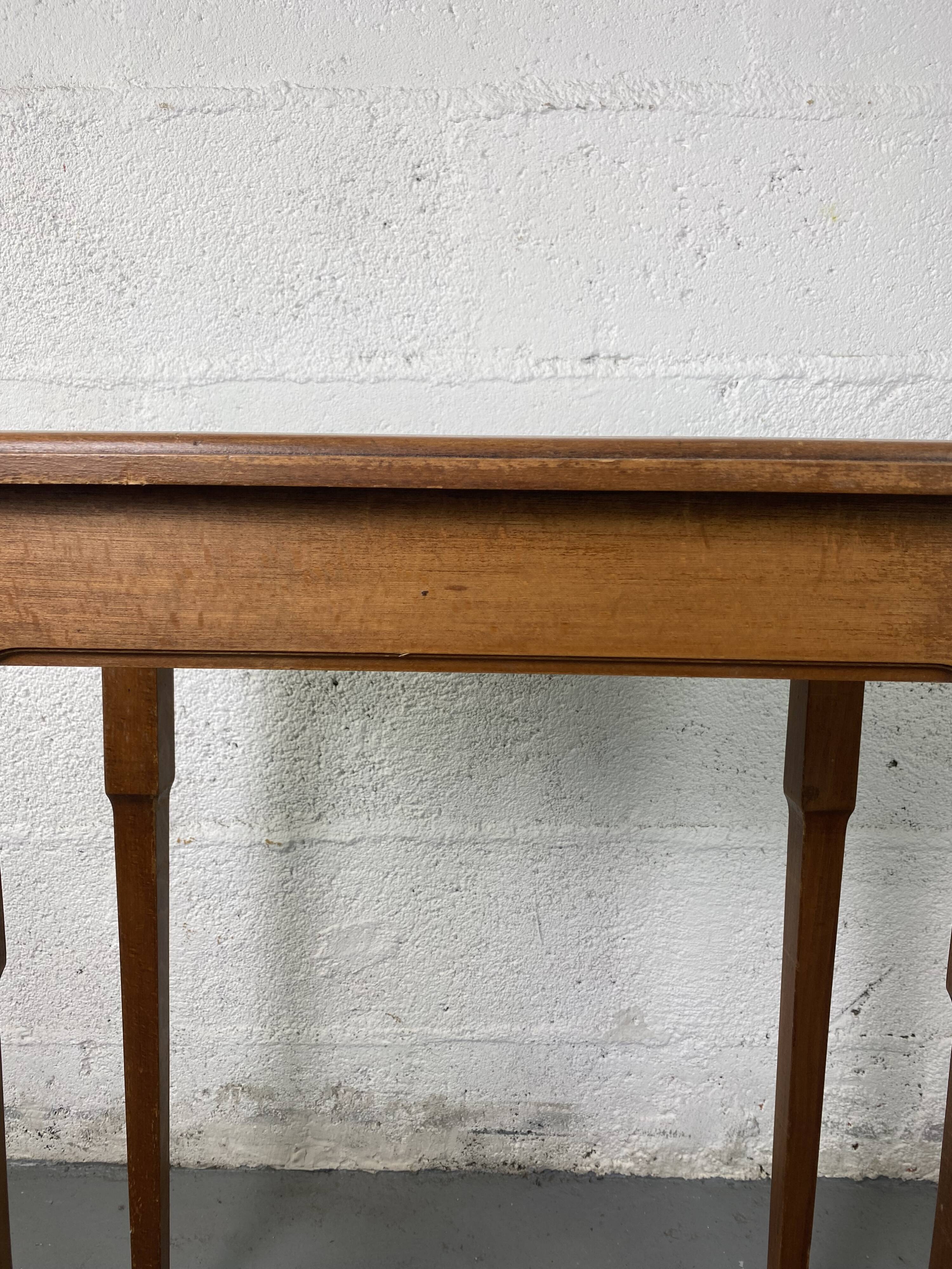 Mid-height wooden side table