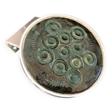 Ceramic and aluminum door handle, France 1970