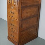 French Oak Apothecary Cabinet / Filing Cabinet, 1920/30s