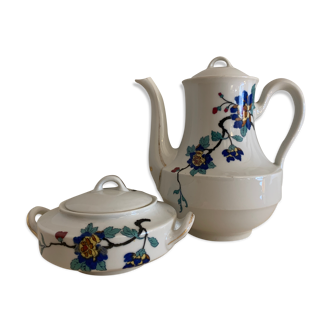 Coffee maker and sugar maker Haviland Limoges for Les Dames de France, Bayonne