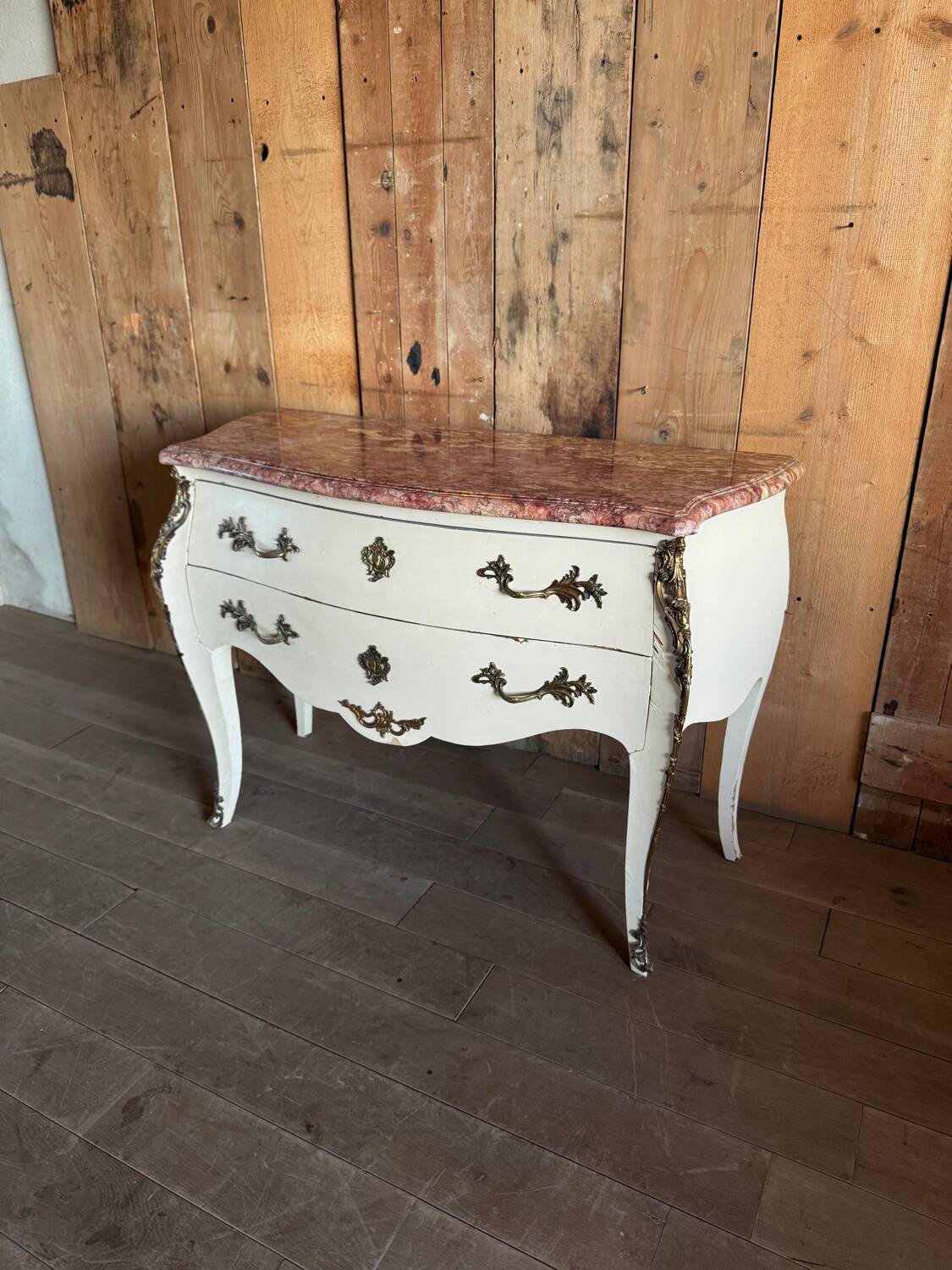 Louis XV style chest of drawers stamped Delorme