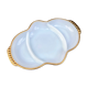 White opaline servant dish