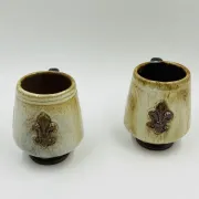 Duo de chopes en grès de Bouffioulx Guérin