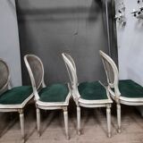 Suite of 4 Louis XVI style chairs