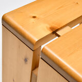 Charlotte Perriand stools les Arcs - 1960's