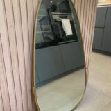 Brass mirror