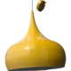 Suspension lamp yellow metal