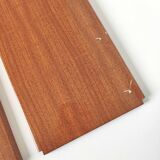 Wall shelf gilded metal and wood way