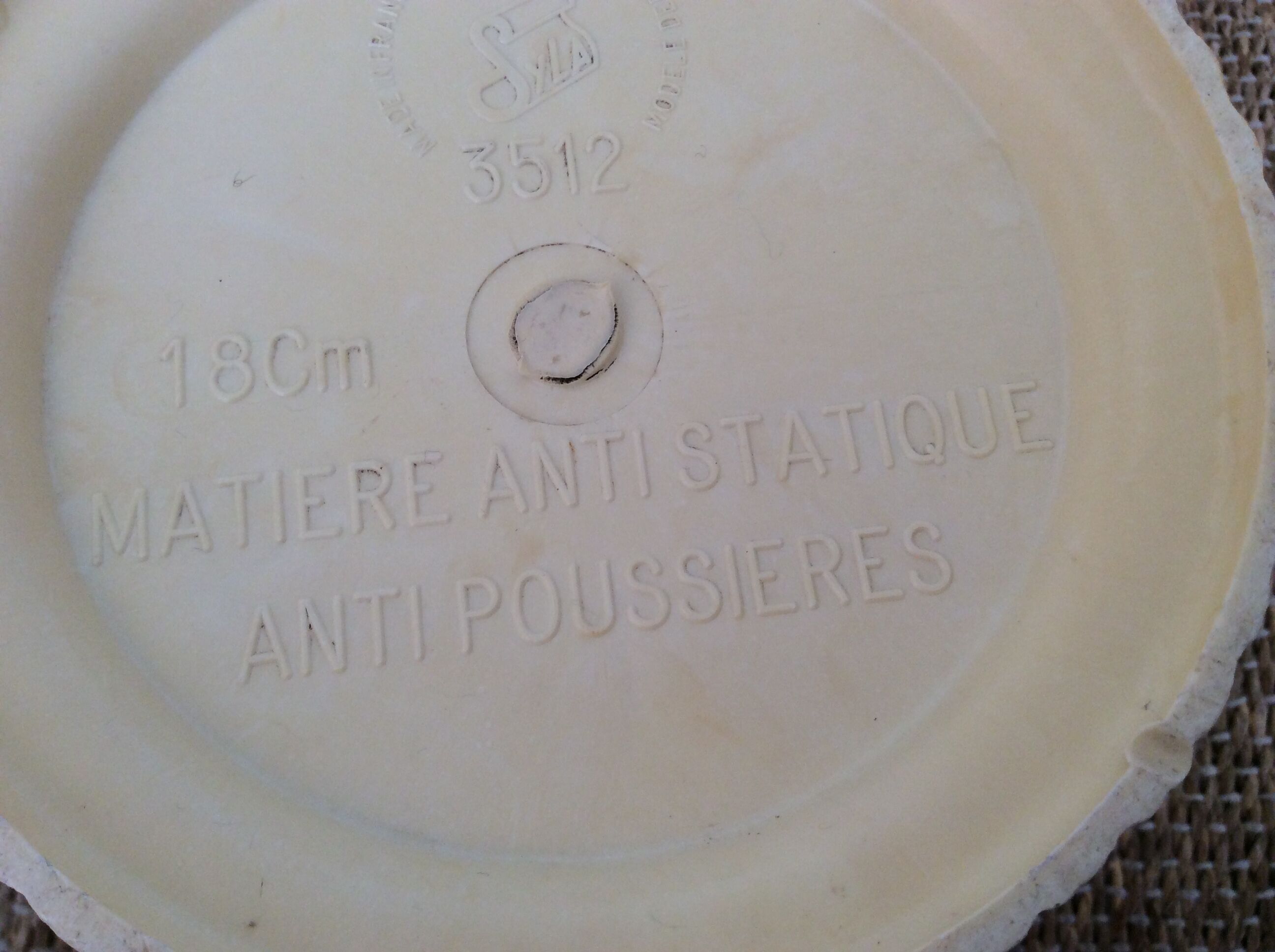 Hard plastic pot cover