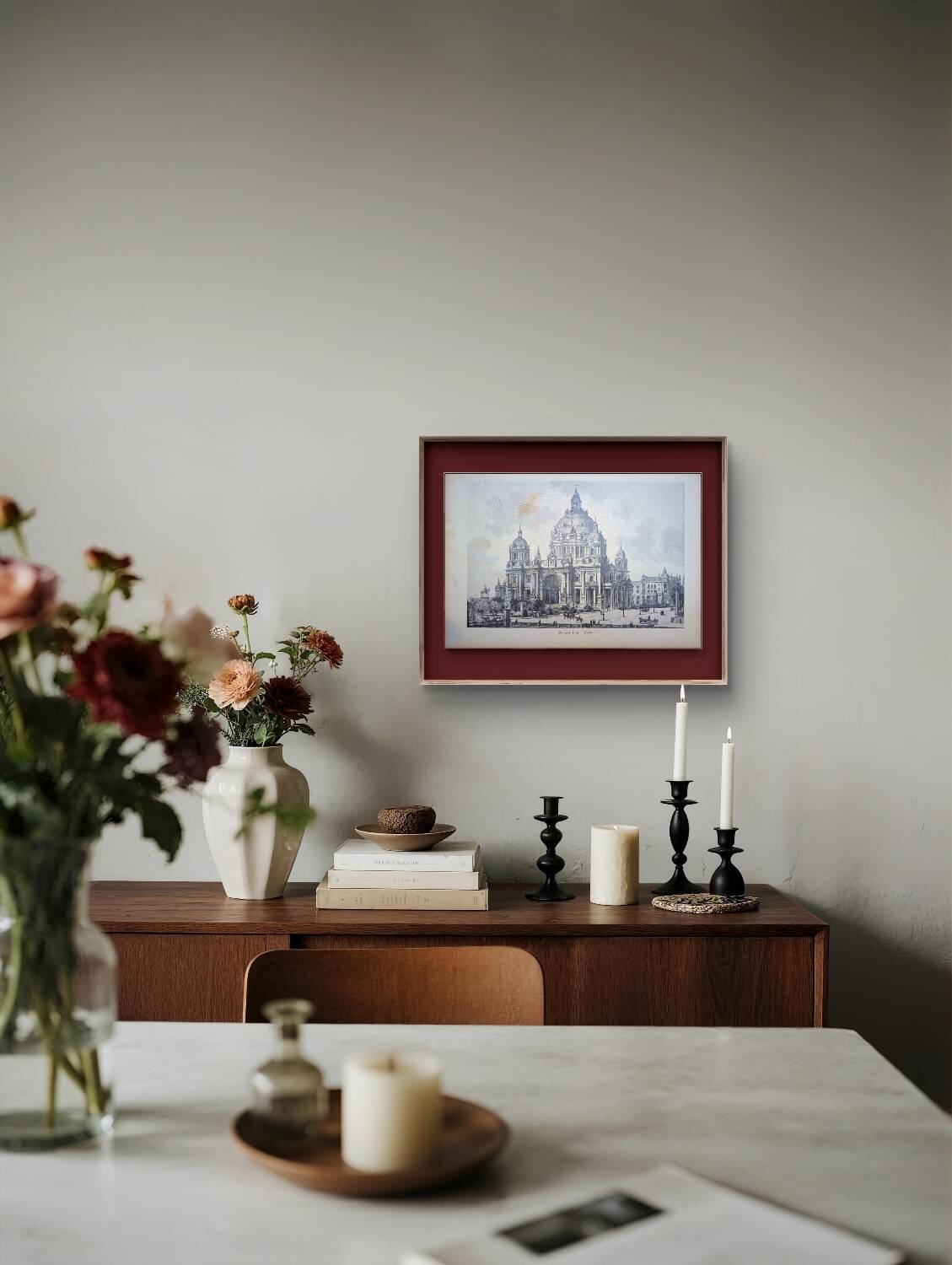 The Berlin Cathedral. Engraving printed in 1897.