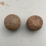 Pair of pétanque balls XIX