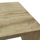 Tables gigognes en travertin italiennes 1970