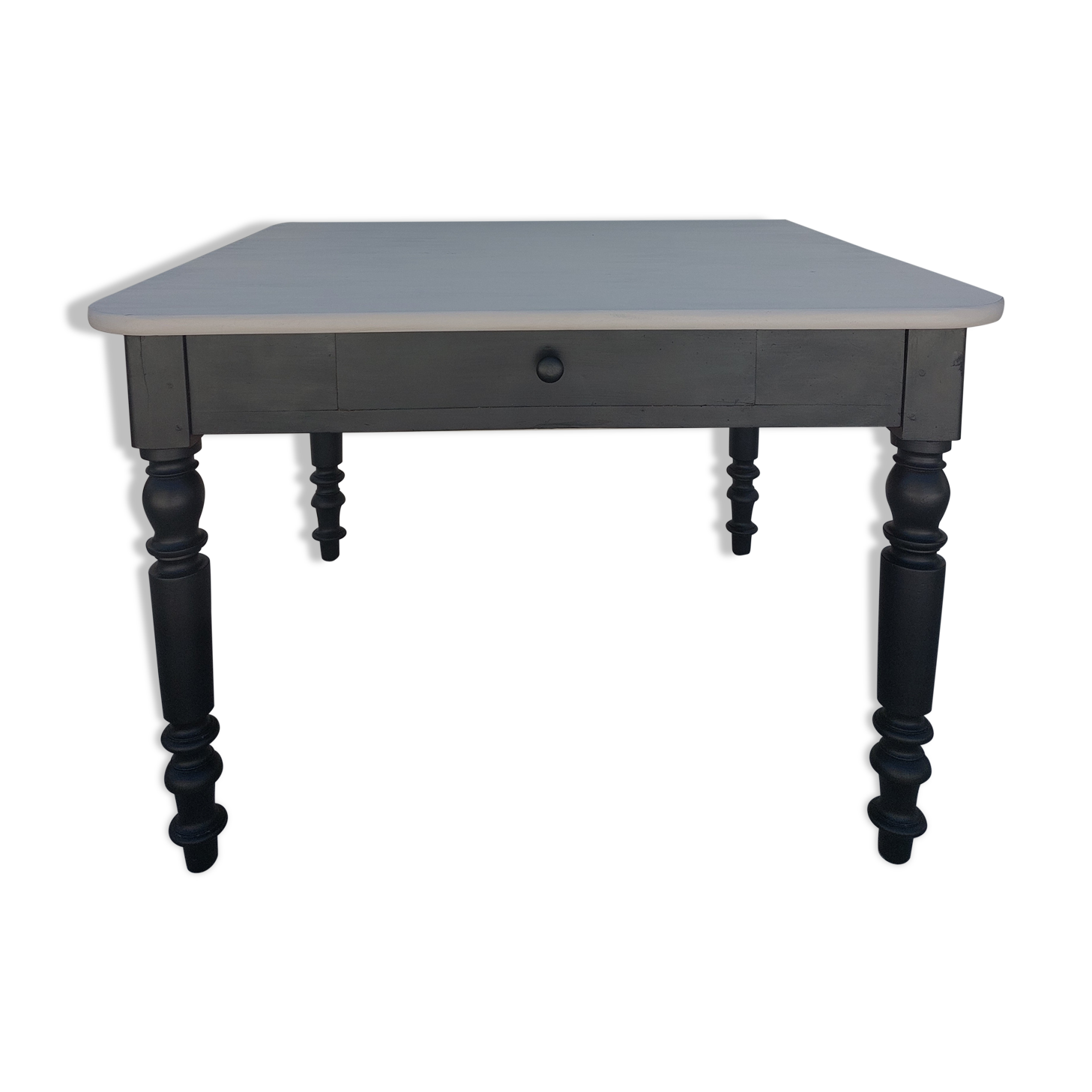 Old farmhouse table 1900 patinated