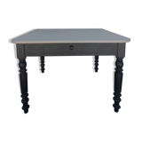 Table de ferme ancienne 1900 patiné