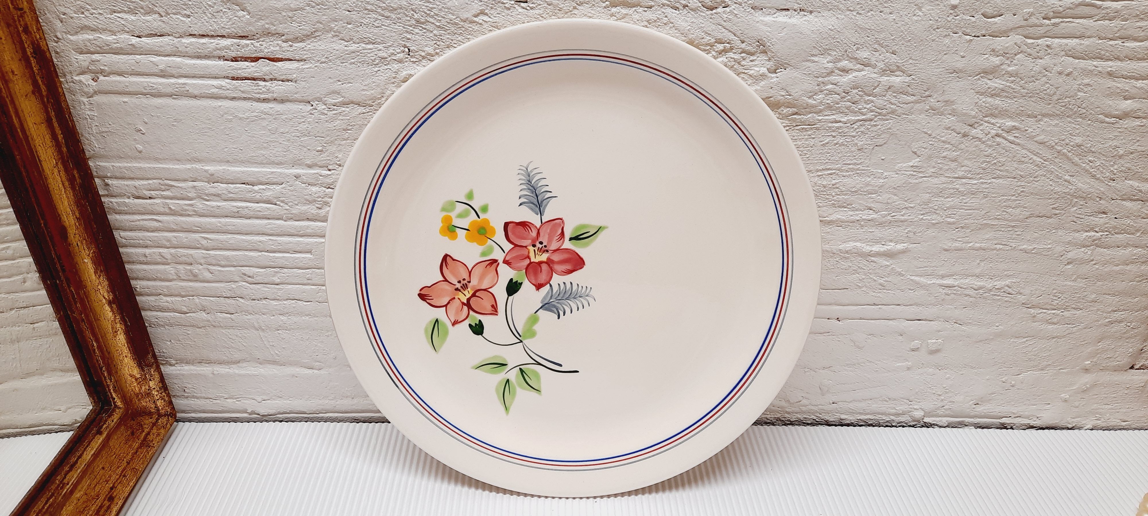 Set 4 flat plates Salins