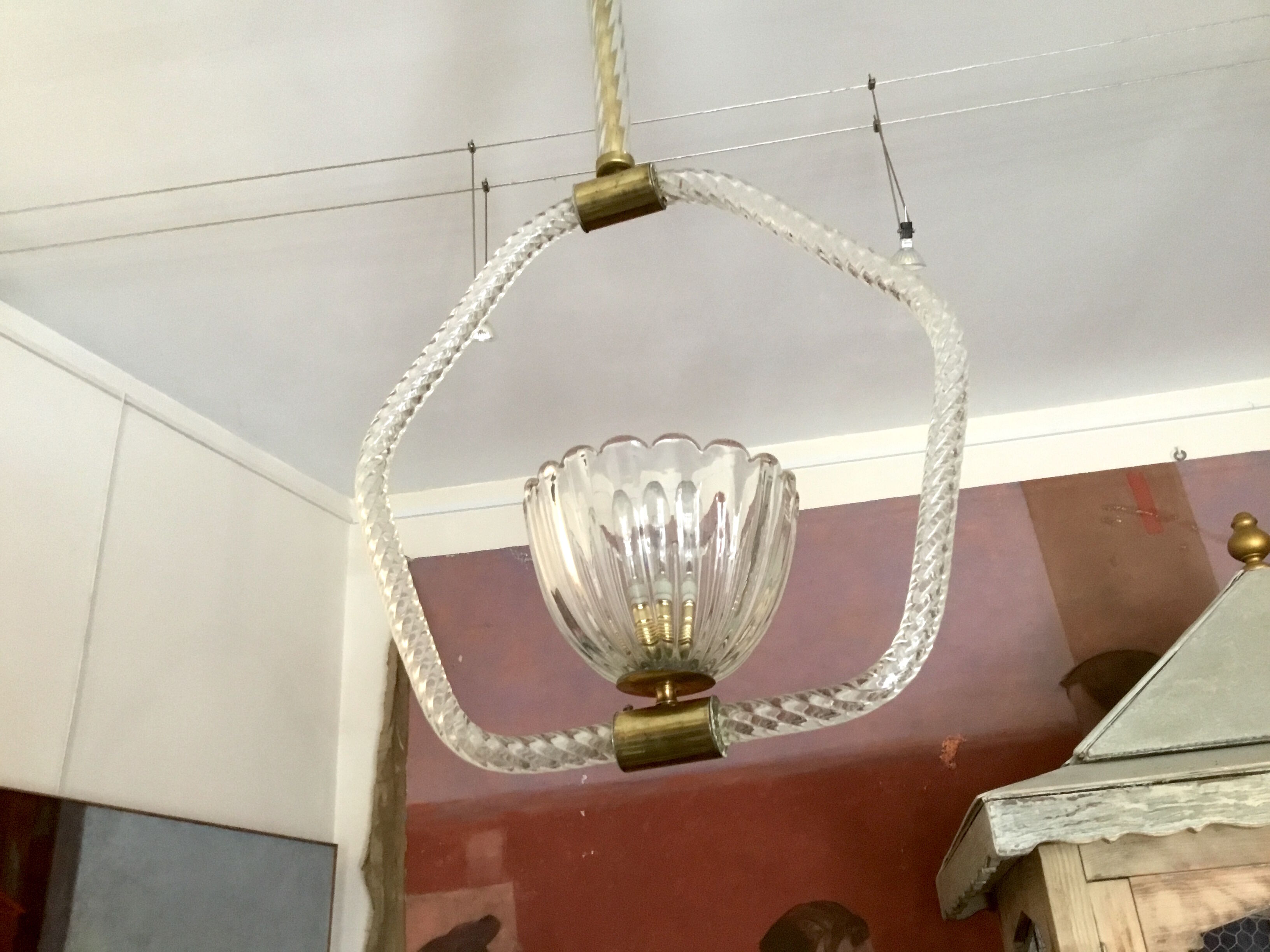 Murano glass chandelier