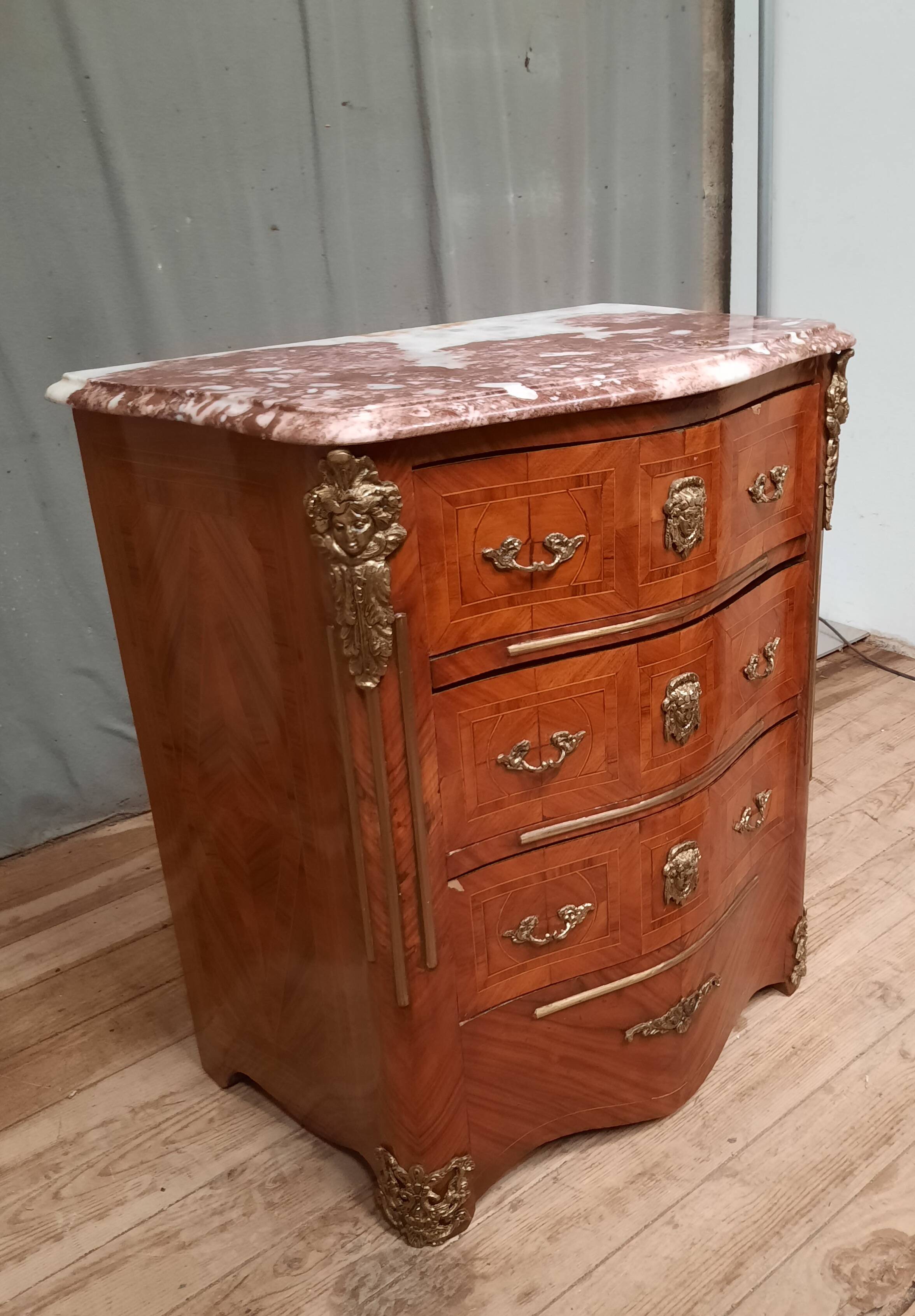 Louis XIV style chest of drawers