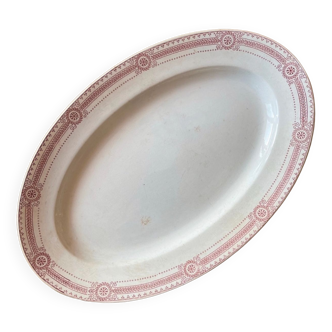 Oval serving dish Sarreguemines model Carina.